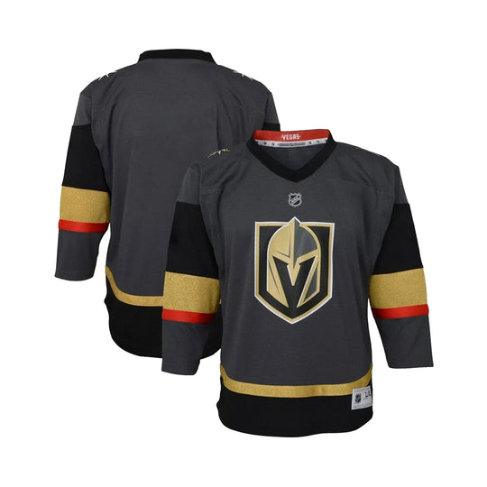 Vegas Golden Knights - OuterStuff Premier Junior Third Jersey Grey / L/XL - The Hockey Shop