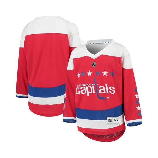 Washington Capitals Alternate Outer Stuff Replica Junior Jersey Red / L/XL - The Hockey Shop