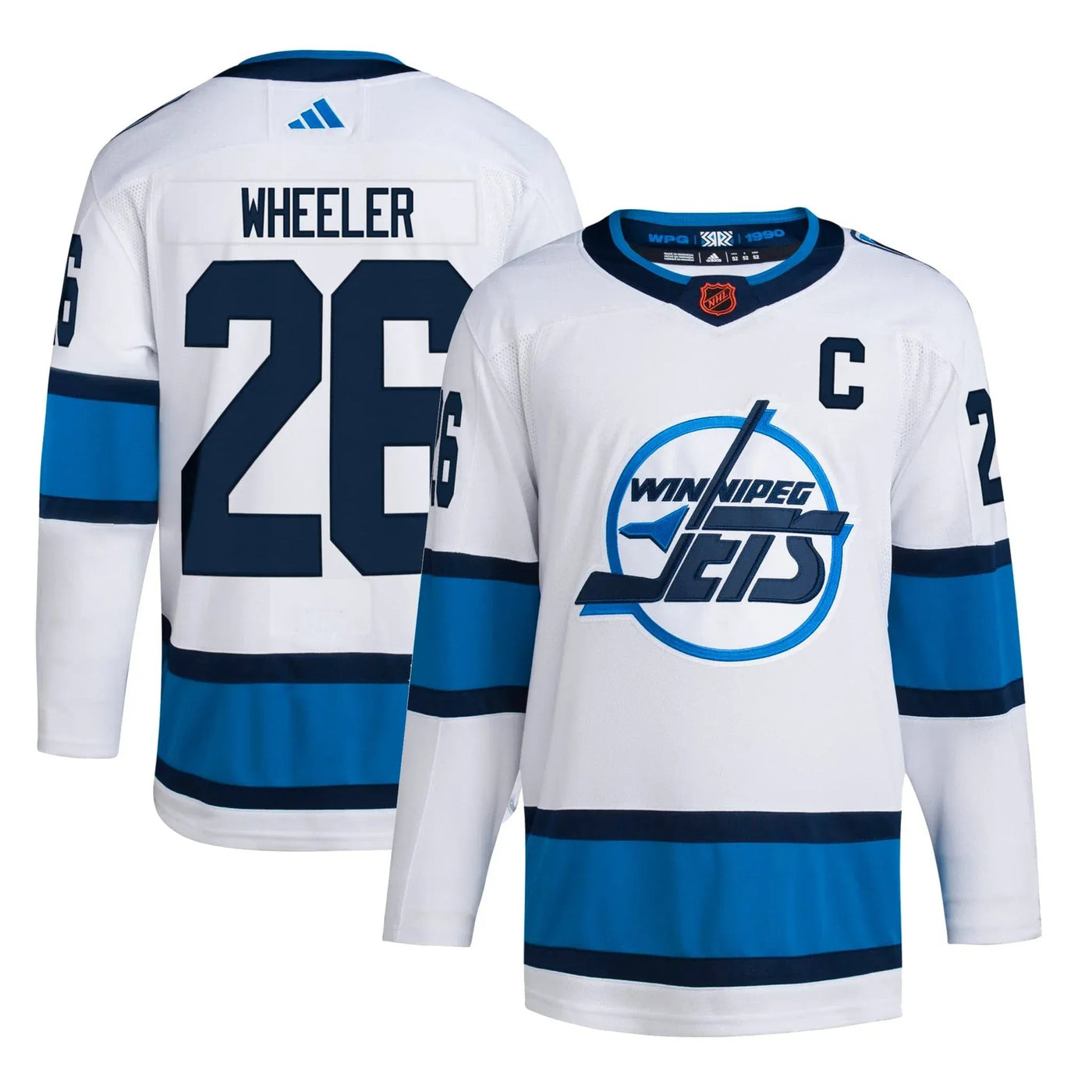 Winnipeg Jets Adidas PrimeGreen Reverse Retro Senior Jersey - Blake ...