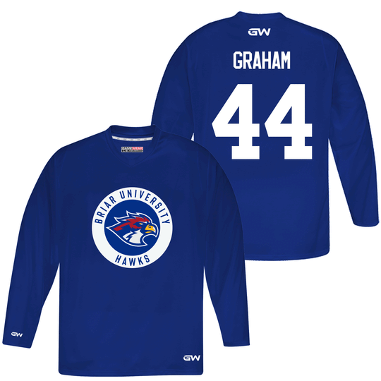 Off Campus Senior Hockey Practice Jersey - Briar University - Garrett Graham 2XL - The Hockey Shop