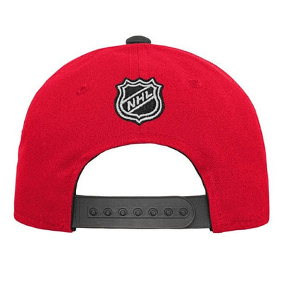 Outer Stuff NHL Precurve Youth Snapback Hat - Chicago Blackhawks - TheHockeyShop.com