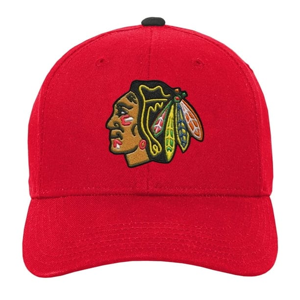 Outer Stuff NHL Precurve Youth Snapback Hat - Chicago Blackhawks - TheHockeyShop.com