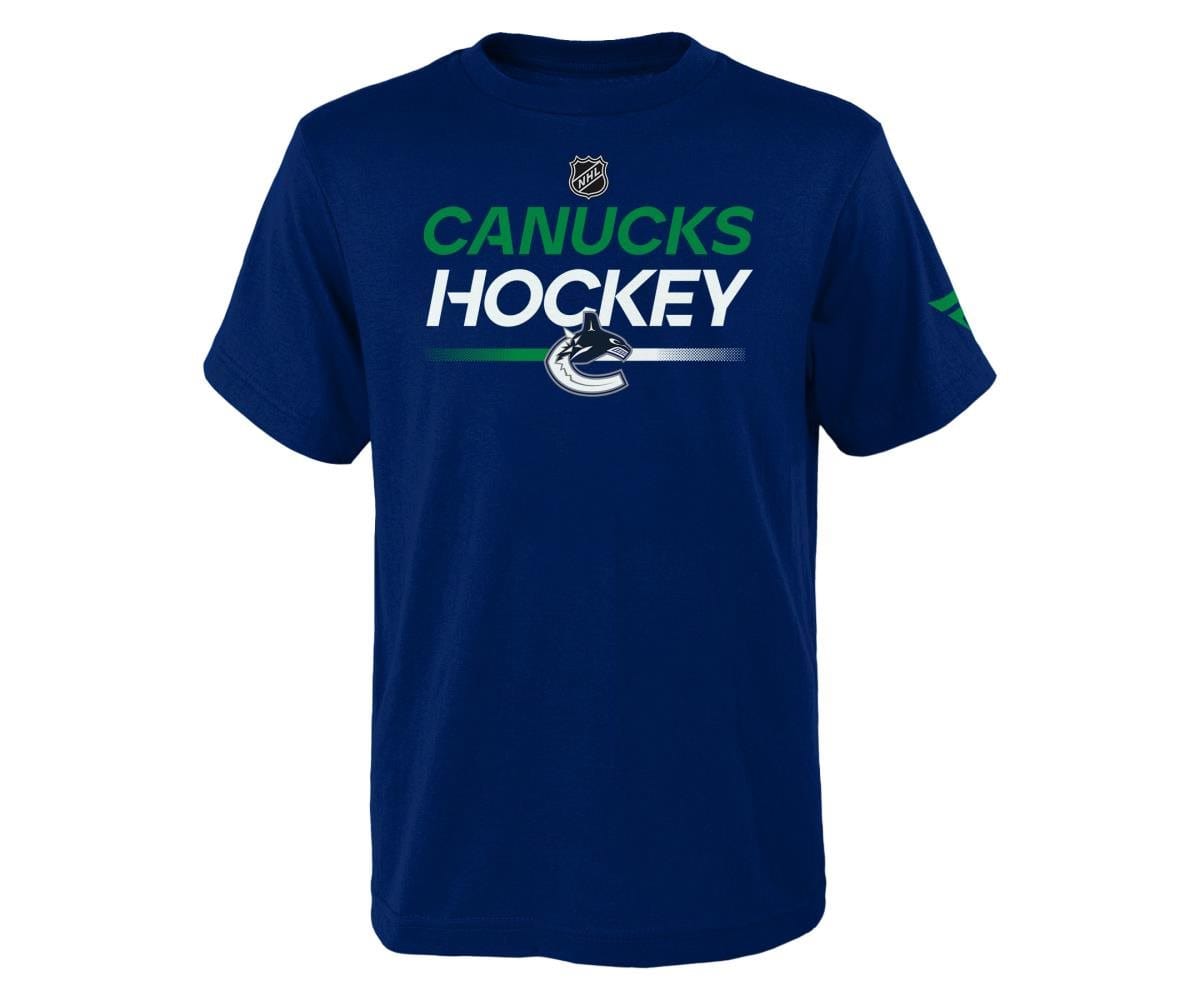 Outer Stuff AP Wordmark Youth Shirt - Vancouver Canucks - TheHockeyShop.com
