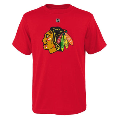 Outer Stuff N&N Primary Logo Toddler Shortsleeve Shirt - Chicago Blackhawks Connor Bedard - TheHockeyShop.com