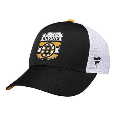 Outer Stuff NHL Draft Structured Trucker Youth Hat - Boston Bruins - TheHockeyShop.com