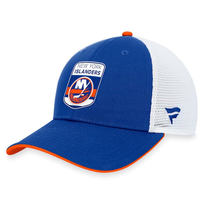 Outer Stuff NHL Draft Structured Trucker Youth Hat - New York Islanders - TheHockeyShop.com