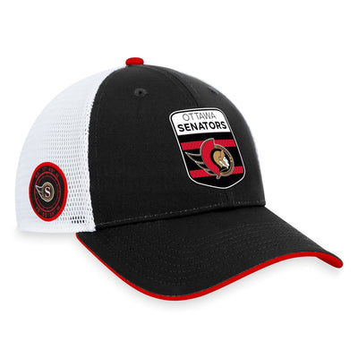 Outer Stuff NHL Draft Structured Trucker Youth Hat - Ottawa Senators - TheHockeyShop.com