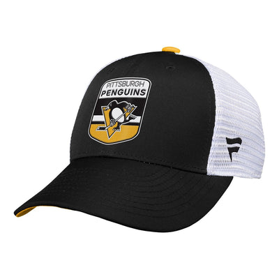 Outer Stuff NHL Draft Structured Trucker Youth Hat - Pittsburgh Penguins - TheHockeyShop.com