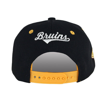 Outer Stuff NHL Precurve Youth Snapback Hat - Boston Bruins Third - TheHockeyShop.com