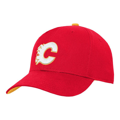 Outer Stuff NHL Precurve Youth Snapback Hat - Calgary Flames - TheHockeyShop.com