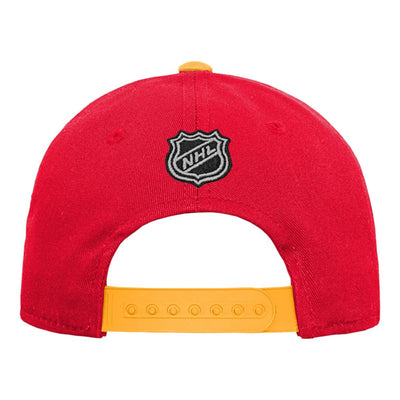 Outer Stuff NHL Precurve Youth Snapback Hat - Calgary Flames - TheHockeyShop.com
