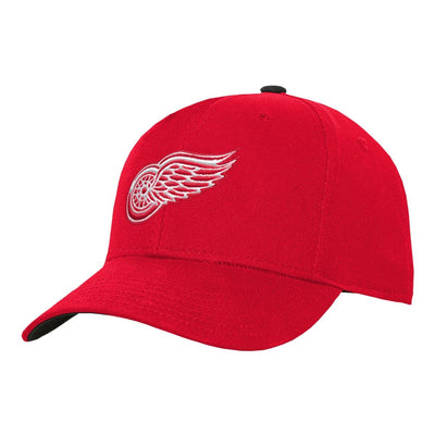 Outer Stuff NHL Precurve Youth Snapback Hat - Detroit Red Wings - TheHockeyShop.com