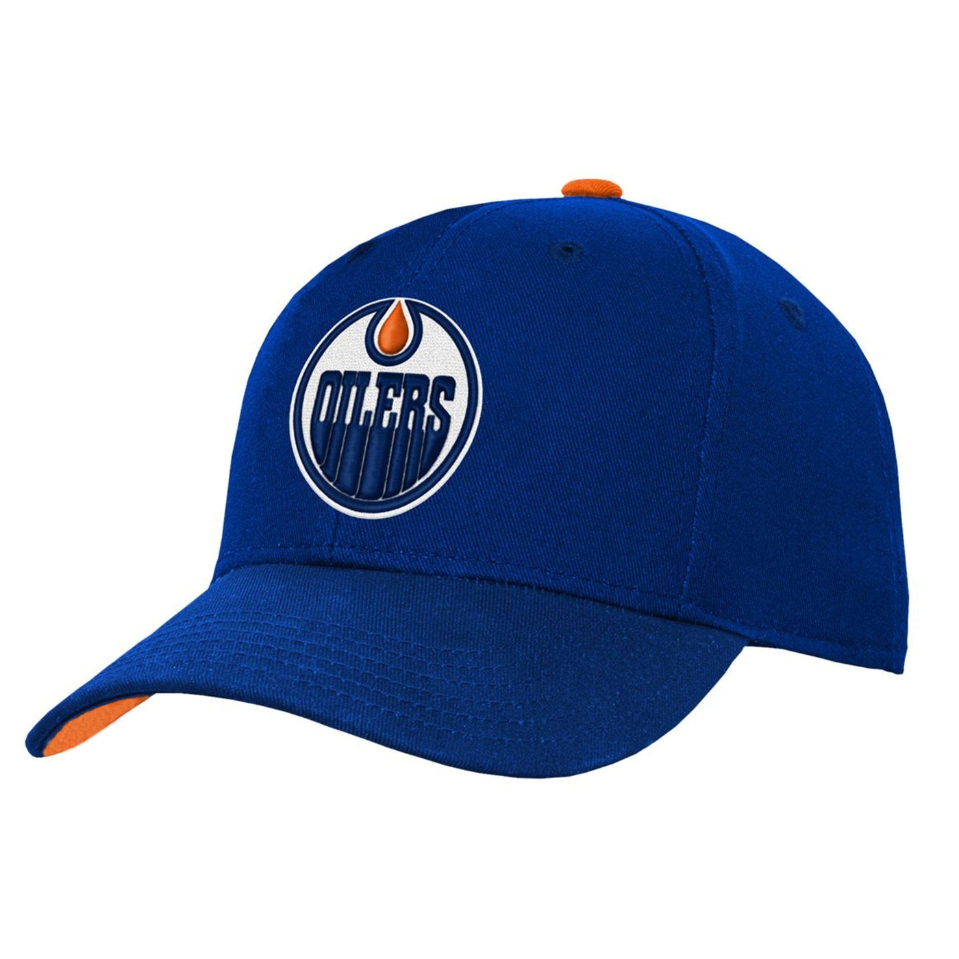 Outer Stuff NHL Precurve Youth Snapback Hat - Edmonton Oilers - TheHockeyShop.com