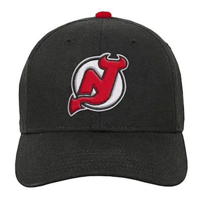 Outer Stuff NHL Precurve Youth Snapback Hat - New Jersey Devils - TheHockeyShop.com