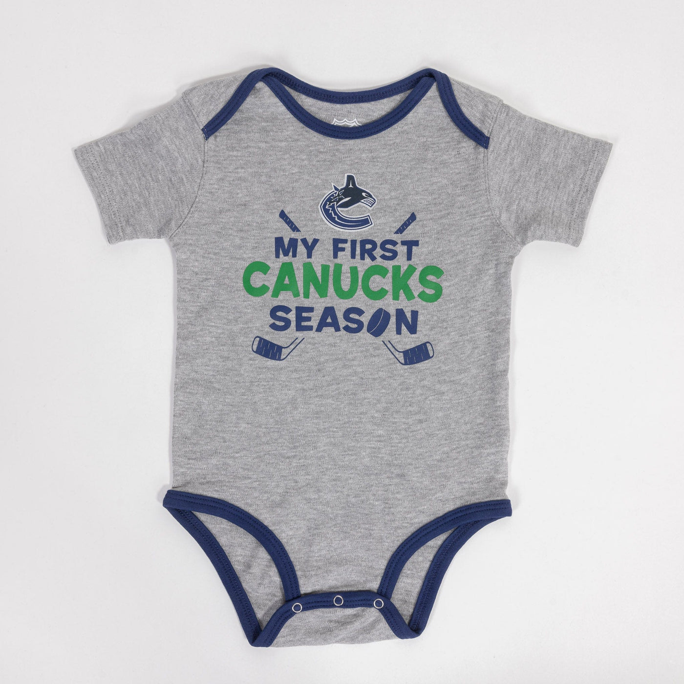 Outer Stuff NHL Legend Short Sleeve Creeper Set - Vancouver Canucks - TheHockeyShop.com