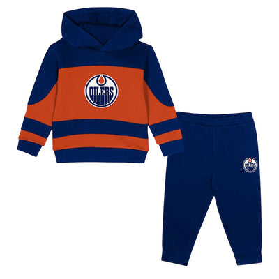 Outer Stuff NHL Puck Hero Infant Fleece Set - Edmonton Oilers - TheHockeyShop.com