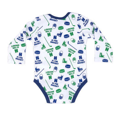Outer Stuff NHL Quick Learner Long Sleeve Creeper - Vancouver Canucks - TheHockeyShop.com