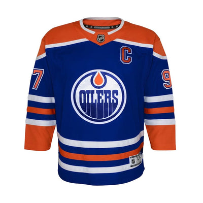 Edmonton Oilers Home Outer Stuff Premier Youth Jersey - Connor McDavid - The Hockey Shop Source For Sports