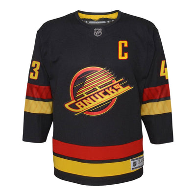 Outer Stuff Premier Infant Jersey - Vancouver Canucks Third Black Quinn Hughes - TheHockeyShop.com