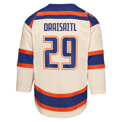 Outer Stuff NHL Jerseys Outer Stuff Premier Infant Third Jersey - Edmonton Oilers Leon Draisaitl 18M / Cream - TheHockeyShop