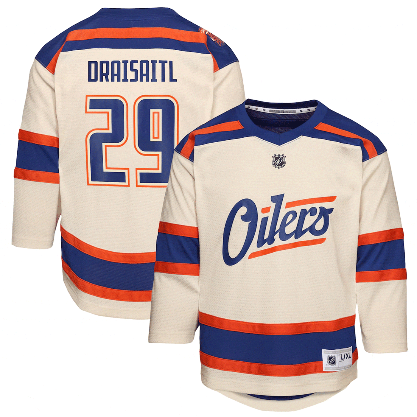 Outer Stuff NHL Jerseys Outer Stuff Premier Infant Third Jersey - Edmonton Oilers Leon Draisaitl 18M / Cream - TheHockeyShop