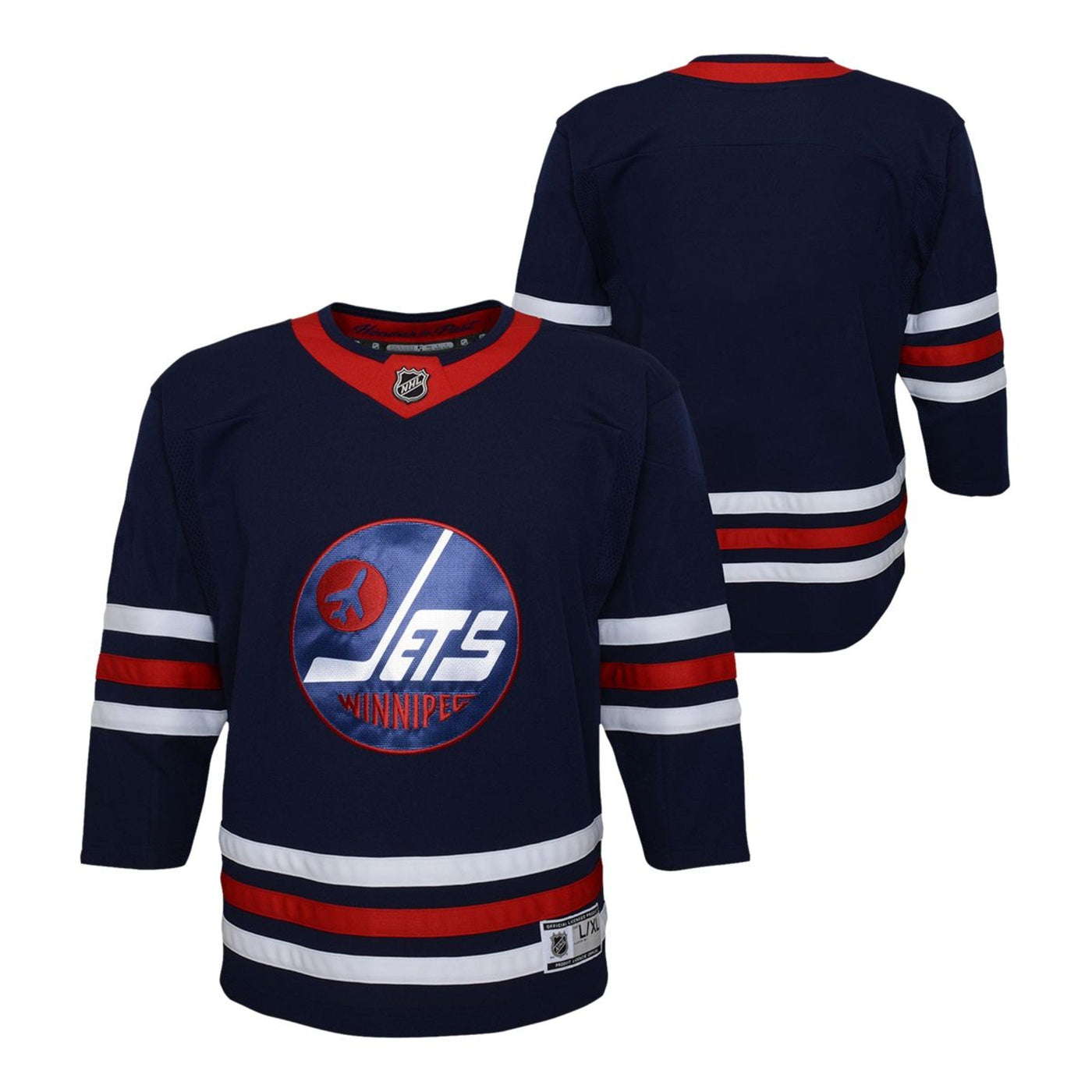 Outer Stuff NHL Jerseys Outer Stuff Premier Infant Third Jersey - Winnipeg Jets 18M / Navy - TheHockeyShop