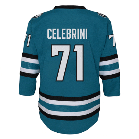 Outer Stuff NHL Jerseys Outer Stuff Premier Junior Home Jersey - San Jose Sharks Macklin Celebrini - TheHockeyShop
