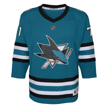 Outer Stuff NHL Jerseys Outer Stuff Premier Junior Home Jersey - San Jose Sharks Macklin Celebrini L/XL - TheHockeyShop