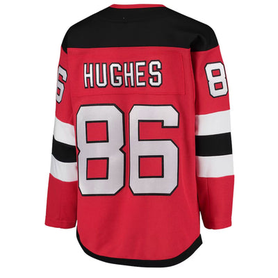 Outer Stuff Premier Junior Jersey - New Jersey Devils Jack Hughes - TheHockeyShop.com
