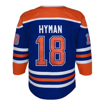 Outer Stuff NHL Jerseys Outer Stuff Premier Toddler Home Jersey - Edmonton Oilers Zach Hyman 2-4T / Blue - TheHockeyShop