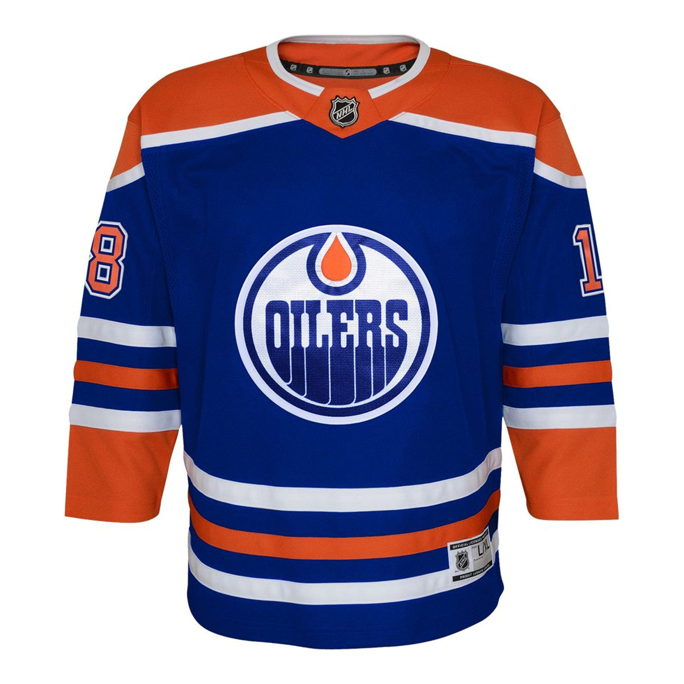 Outer Stuff NHL Jerseys Outer Stuff Premier Toddler Home Jersey - Edmonton Oilers Zach Hyman 2-4T / Blue - TheHockeyShop