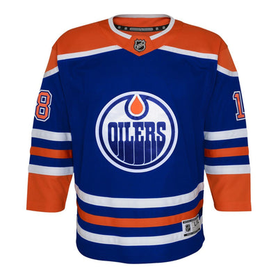 Outer Stuff NHL Jerseys Outer Stuff Premier Toddler Home Jersey - Edmonton Oilers Zach Hyman 2-4T / Blue - TheHockeyShop