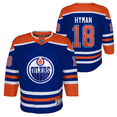 Outer Stuff NHL Jerseys Outer Stuff Premier Toddler Home Jersey - Edmonton Oilers Zach Hyman 2-4T / Blue - TheHockeyShop