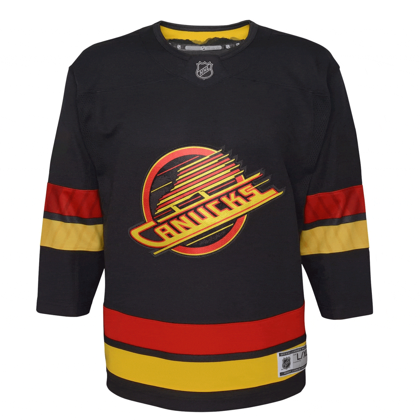 Outer Stuff NHL Jerseys Outer Stuff Premier Youth Jersey - Vancouver Canucks Third Black - TheHockeyShop