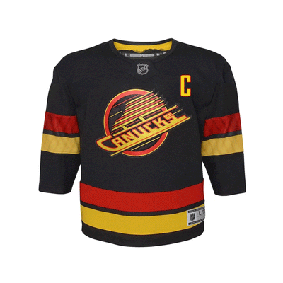 Outer Stuff NHL Jerseys Outer Stuff Premier Youth Jersey - Vancouver Canucks Third Black - TheHockeyShop