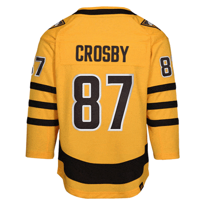 Outer Stuff NHL Jerseys Outer Stuff Premier Youth Third Jersey - Pittsburgh Penguins Sidney Crosby 4-7 - TheHockeyShop