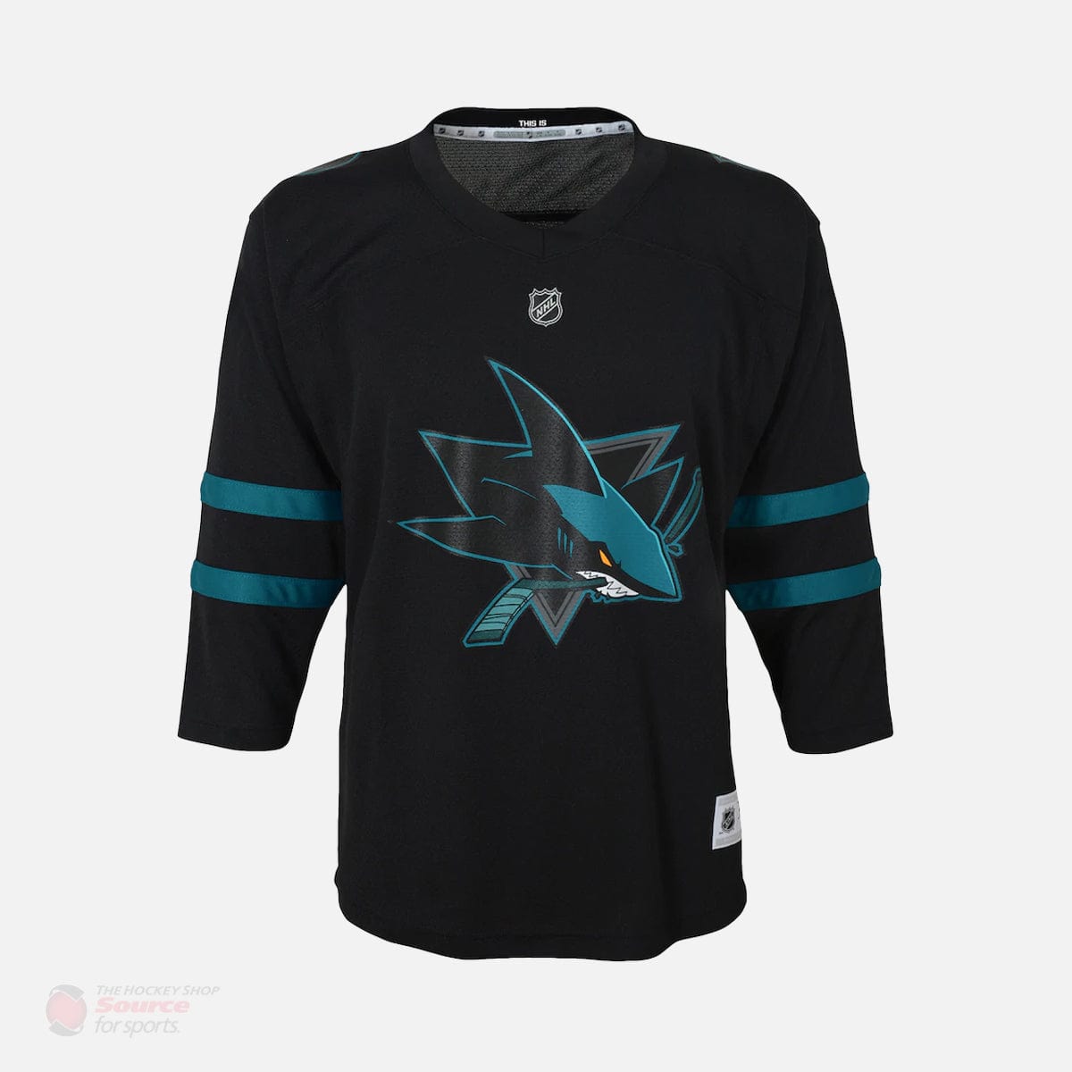 San Jose Sharks Alternate Adidas Authentic Junior Jersey