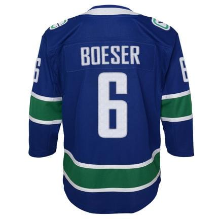 Vancouver Canucks Home Outer Stuff Premier Junior Jersey - Brock Boeser - TheHockeyShop.com