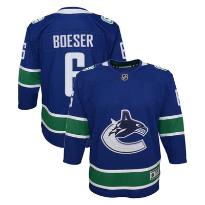 Vancouver Canucks Home Outer Stuff Premier Junior Jersey - Brock Boeser - TheHockeyShop.com