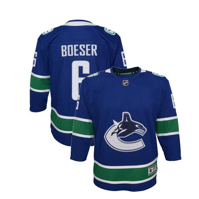 Vancouver Canucks Home Outer Stuff Premier Youth Jersey - Brock Boeser - TheHockeyShop.com