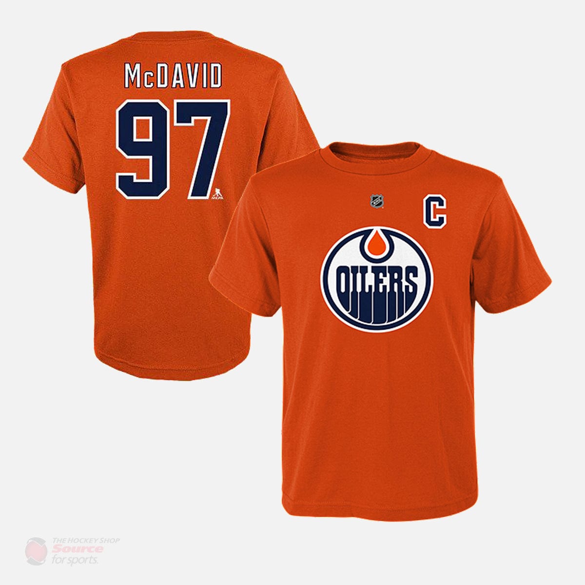 Edmonton Oilers Outer Stuff Name & Number Youth Shirt - Connor McDavid