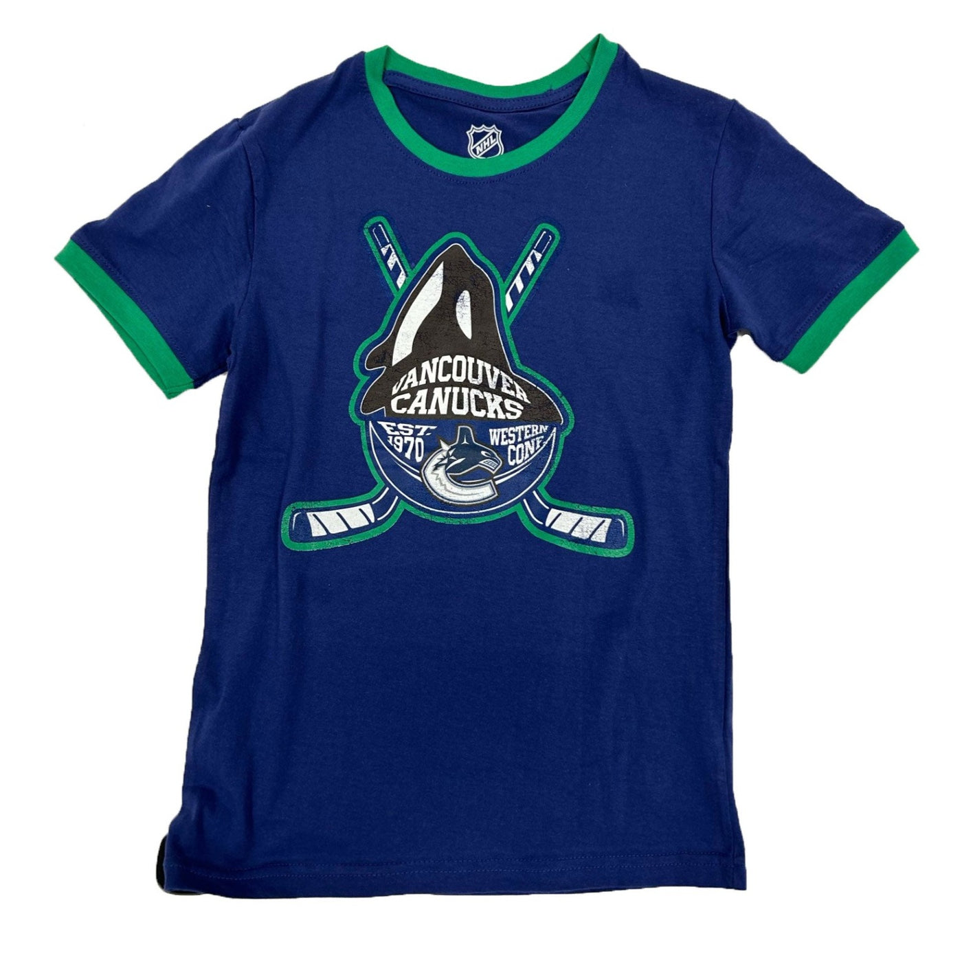 Outer Stuff Ice City Crew Youth Shirt - Vancouver Canucks - TheHockeyShop.com