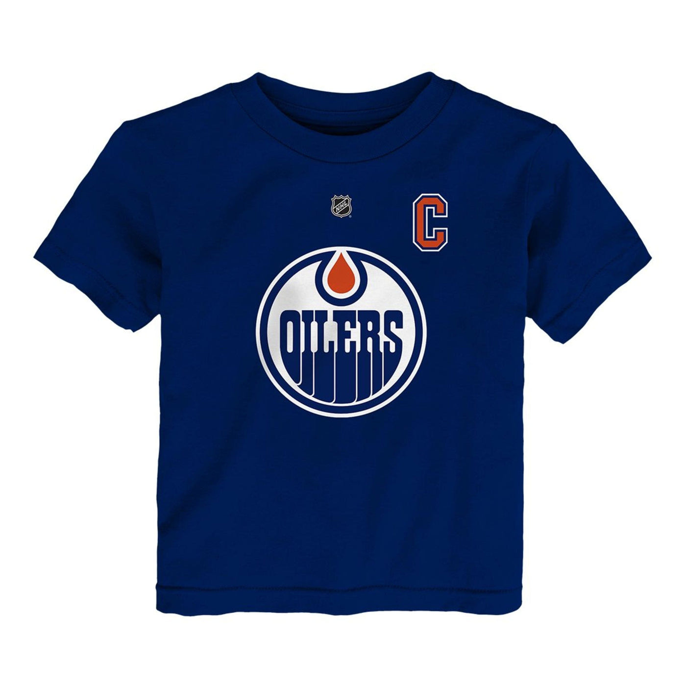 Outer Stuff N&N Primary Logo Boys Shortsleeve Shirt - Edmonton Oilers Connor McDavid - TheHockeyShop.com