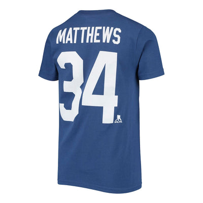 Outer Stuff N&N Primary Logo Boys Shortsleeve Shirt - Toronto Maple Leafs Auston Matthews - TheHockeyShop.com