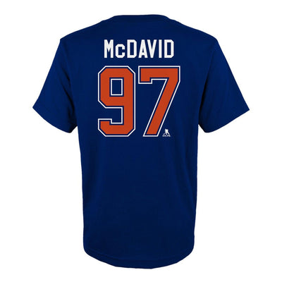 Outer Stuff N&N Primary Logo Junior Shortsleeve Shirt - Edmonton Oilers Connor McDavid - TheHockeyShop.com