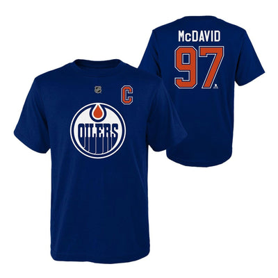 Outer Stuff N&N Primary Logo Junior Shortsleeve Shirt - Edmonton Oilers Connor McDavid - TheHockeyShop.com