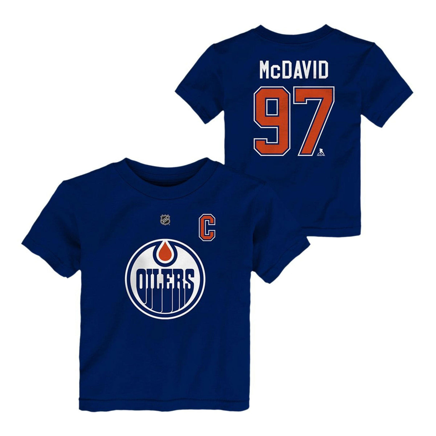 Outer Stuff N&N Primary Logo Toddler Shortsleeve Shirt - Edmonton Oilers Connor McDavid - TheHockeyShop.com