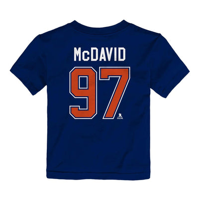 Outer Stuff N&N Primary Logo Toddler Shortsleeve Shirt - Edmonton Oilers Connor McDavid - TheHockeyShop.com