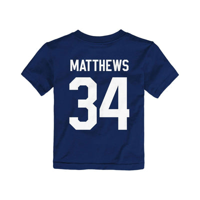 Outer Stuff N&N Primary Logo Toddler Shortsleeve Shirt - Toronto Maple Leafs Auston Matthews - TheHockeyShop.com