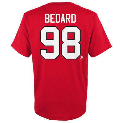 Outer Stuff N&N Primary Logo Youth Shortsleeve Shirt - Chicago Blackhawks Connor Bedard - TheHockeyShop.com